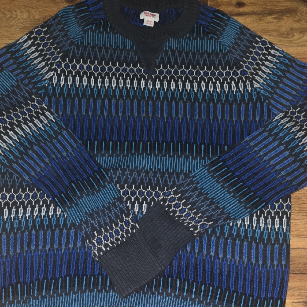 Mossimo Supply Co.-Funky Blue Sweater-Size MED